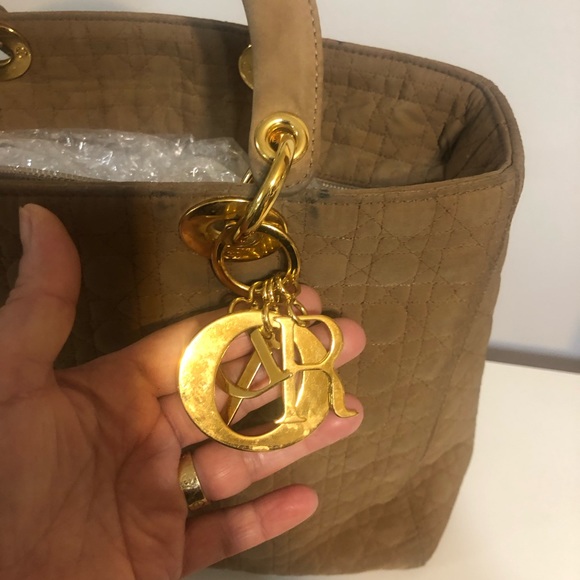 Authentic CHRISTIAN DIOR carnage in fabric - Picture 3 of 16